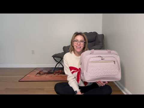 Rolling Office - Perfect Travel Companion for Professionals - Coolife Rolling Laptop Briefcase Bag