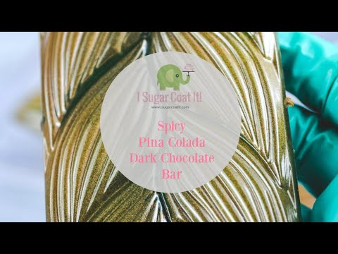 Spicy Pina Colada Dark Chocolate Bar