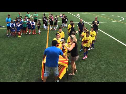 Alevin D de la Peña Barcelonista Anguera Camipeon del torneo bufala 2015