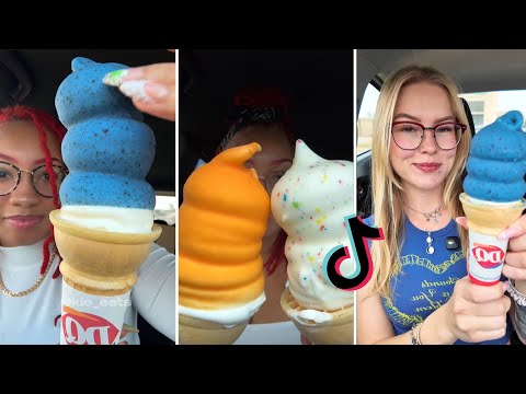 Viral Dairy Queen Crunchy Icecream  - Tik Tok Compiltion.