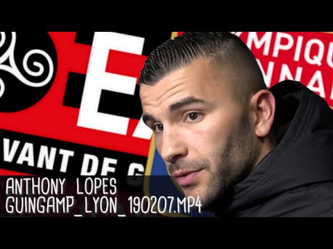 ANTHONY LOPES RÉAGIT APRÈS GUINGAMP - LYON (1-2) / Coupe de France - 7 février 2019