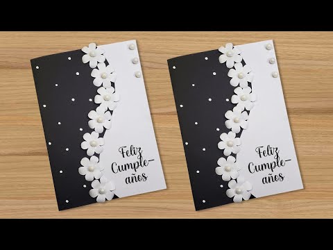 Hermosa tarjeta de cumpleaños hecha a mano 💖 Beautiful Handmade Birthday card