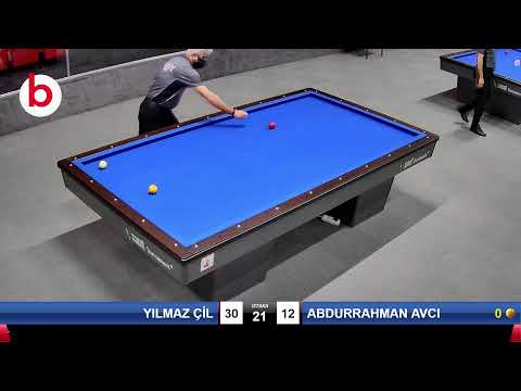 YILMAZ ÇİL & ABDURRAHMAN AVCI Bilardo Maçı - 2021 TÜRKİYE ŞAMPİYONASI 2.ETAP-5.TUR