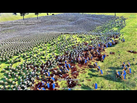 100 Knights Vs 30K Zombies - Ultimate Epic Battle Simulator UEBS