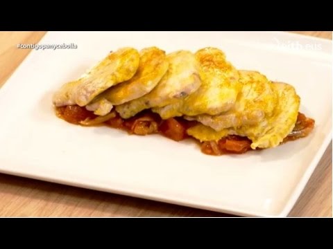 Receta de bonito del norte con piperrada