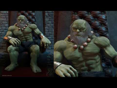 Sculpting the Hulk - Timelapse | Esculpindo o Hulk