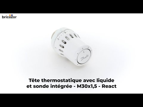 Tête thermostatique avec liquide et sonde intégrée - M30 x 1,5 - React™ DANFOSS