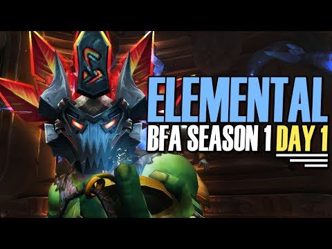 😱 Elemental in BFA Arena - The Beginning [2v2 3v3 PvP WoW BFA]