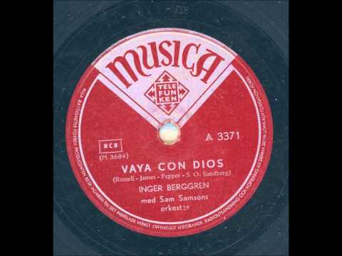 Inger Berggren Sam Samsons Orkester - Vaya Con Dios