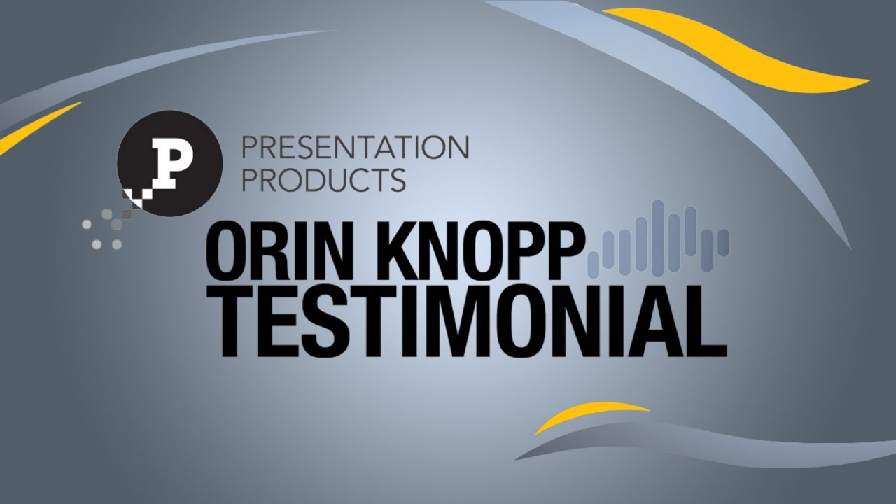 Presentation Products Inc. testimonial video