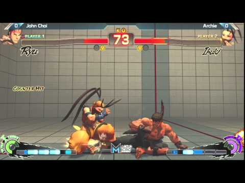 SSF4: John Choi vs Archie - Alpha Clash 12