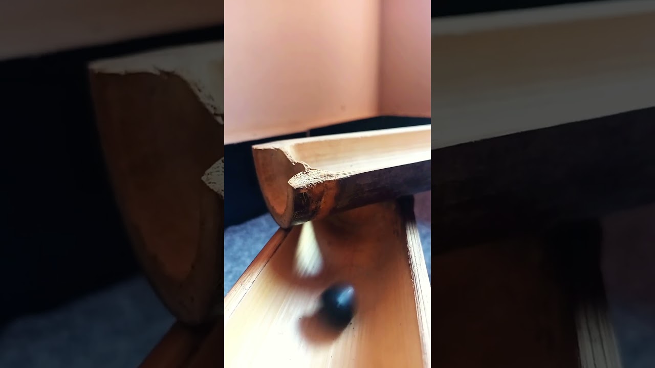 Bamboo Marble Run ASMR | 竹のビー玉転がし