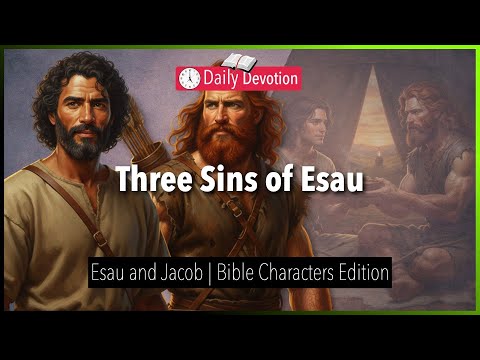 February 02: Three Sins of Esau - Esau and Jacob - Genesis 25 - 365 Daily Devotions