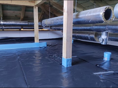 Stare Grabie ukladanie styropianu pod wyłewkę anhydrytową, przygotowanie pod wyłewkę anhydrytową