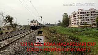 (4 in 1) Sealdah - Lalgola route trains coverage . LGL-KOAA hazarduari exp, lgl passenger and more.
