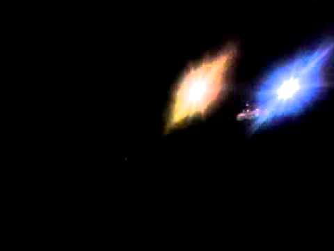 Freight train at night at horsham