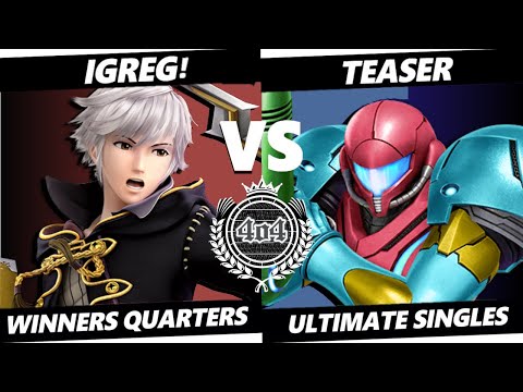 4o4 Smash Night 54 - iGreg! (Robin) vs GUMP| Teaser (Samus) - Winners Quarter-Final