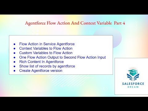 Agentforce Flow Action And Context Variable  Part 4