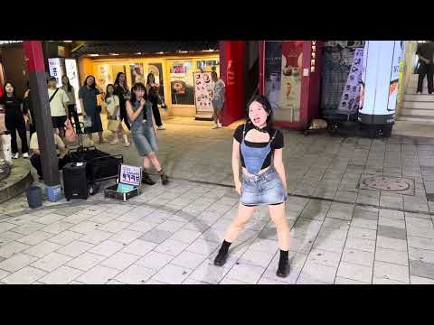 HONGDAE K-POP BUSKING (Mainland Chinese Group) - [Le Sserafim] Eve, Psyche & Bluebeard’s Wife