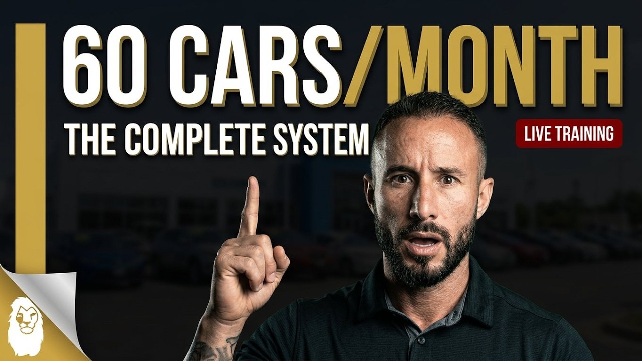 Lead Generation Secrets: The Complete System That Took Me From 0 to 60 Cars a Month
