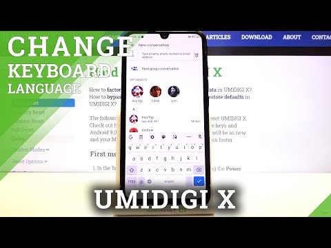 How to Change Keyboard Language on UMIDIGI X – Change Input Language