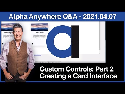 User Defined Custom Controls (Part 2): Creating a Card Interface - 2021.04.07