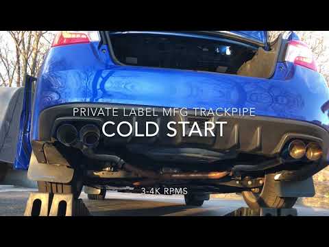 Subaru Wrx Private Label MFG Track Pipe Muffler Delete