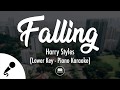 Falling - Harry Styles (Lower Key - Piano Karaoke)