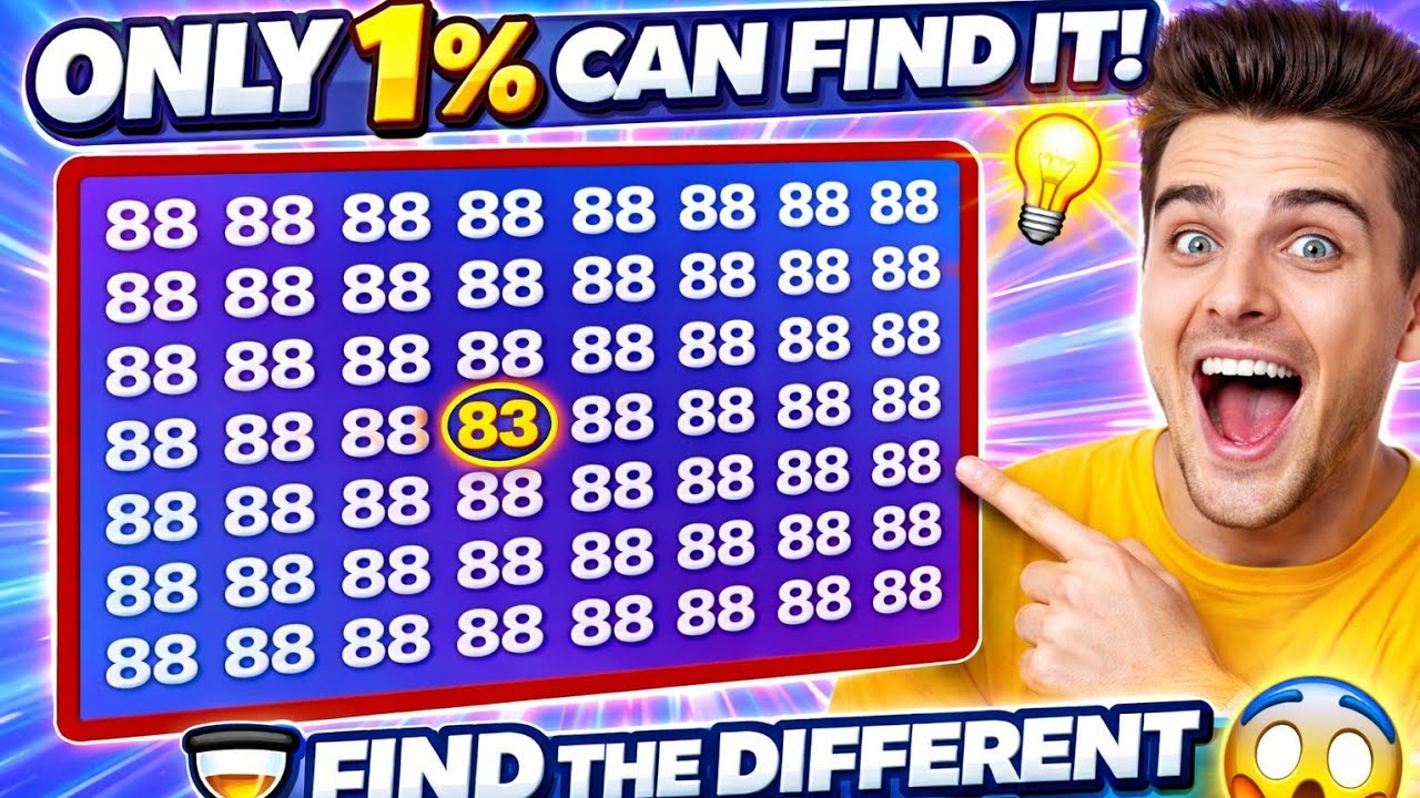 Test Your Eyes 👁️ | Find the Hidden Number NOW! 