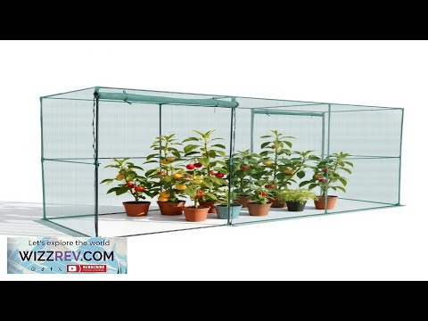 VEVOR Crop Cage 11.6 x 3.9 x 6.3 ft Plant Protection Tent