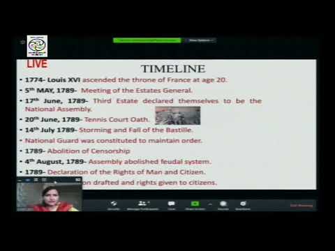 Live discussion on : The French Revolution Part - 2 (Class IX)