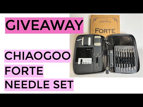 Giveaway!  ChiaoGoo Forte Needle Set