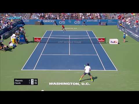 Zverev, Nishikori, Anderson and Sock reach semis | Citi Open Washington 2017 Day Five Highlights