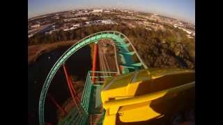 preview picture of video 'Montaña rusa #3 Roller coaster - Busch Gardens'
