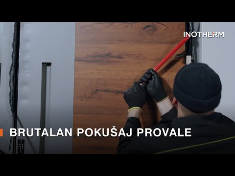 Brutalan i neuspješan pokušaj provale u protuprovalna vrata Inotherm