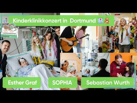 SOPHIA, Esther Graf & Sebastian Wurth besuchen Kinderstationen | Kinderklinikkonzert Dortmund 2024
