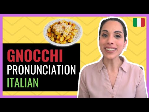 [Italian Pronunciation]GNOCCHI Pronunciation Italian😋HOW TO pronounce GN words in Italian PERFECTLY!