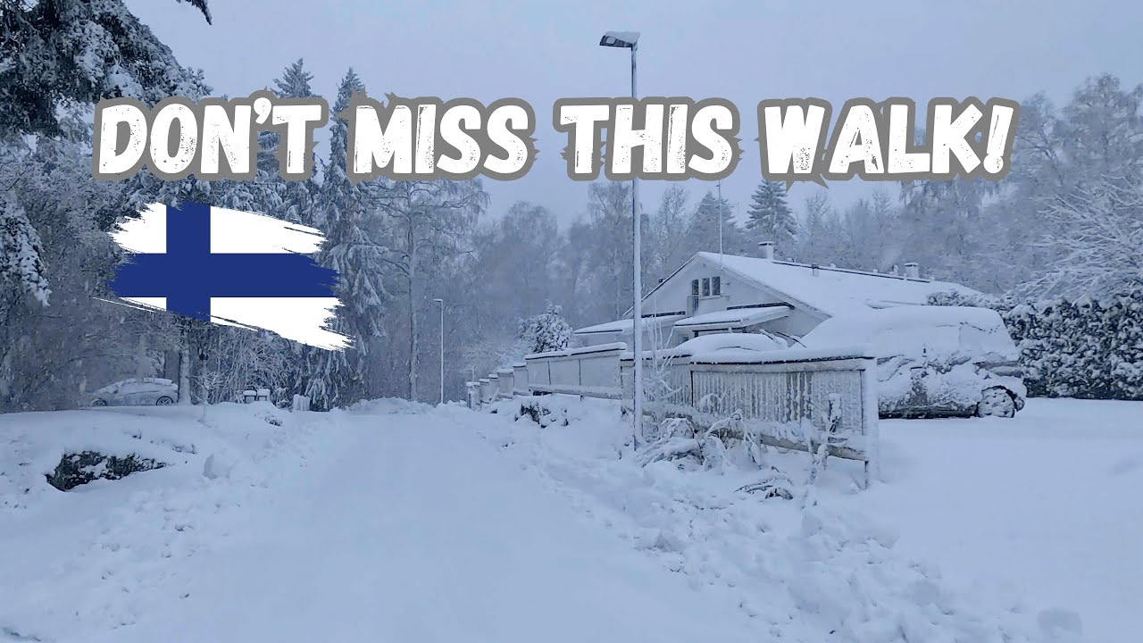 Surprise Snowstorm Covers Helsinki in White! November 2024 ❄️