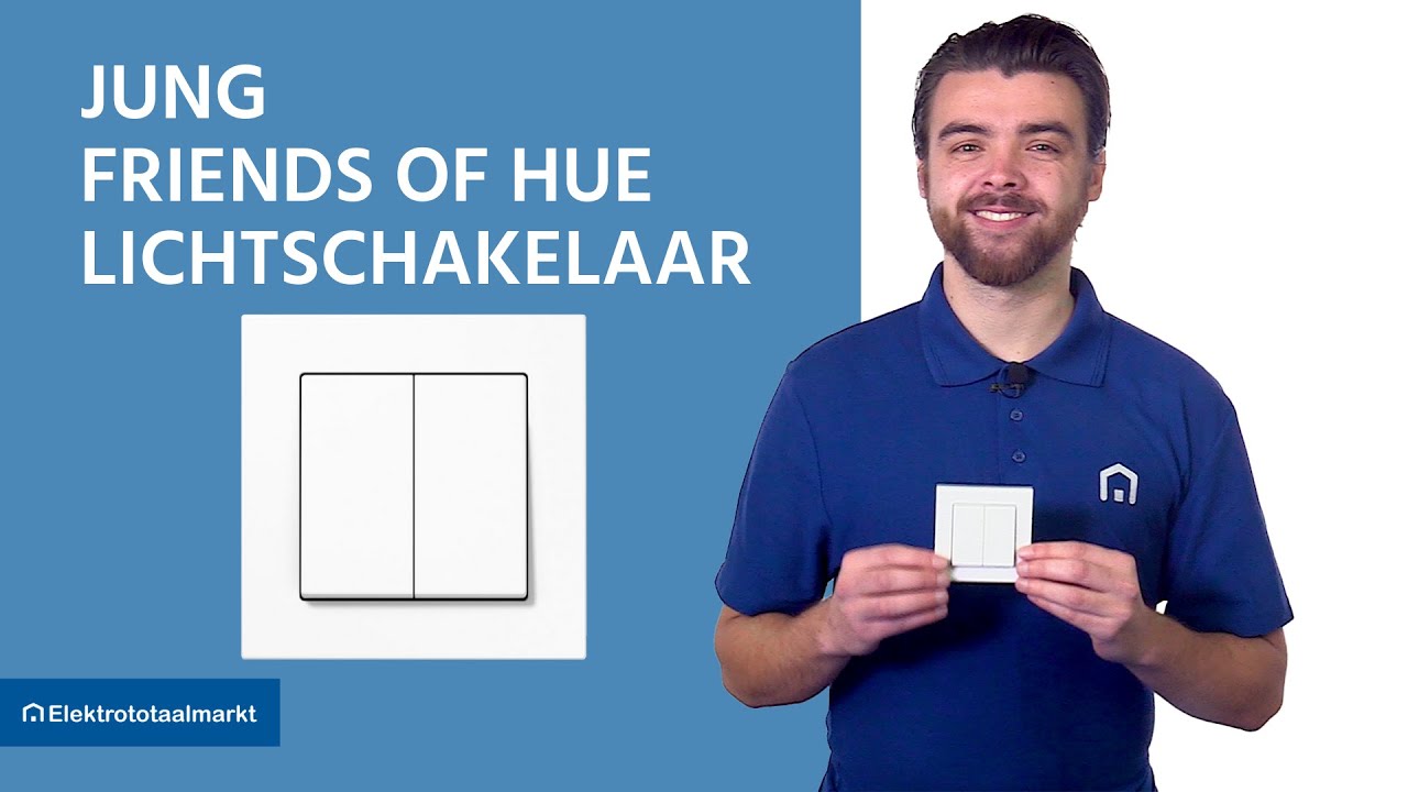 Jung Friends of Hue lichtschakelaar - Elektrototaalmarkt.nl