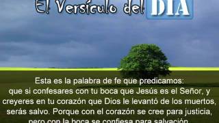 Miniatura del video: El versiculo del dia .com - Romanos 10 v8-10