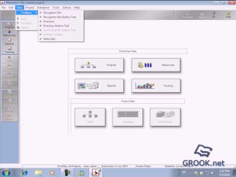 primavera 6 (P6) course: Lesson-01 General Idea
