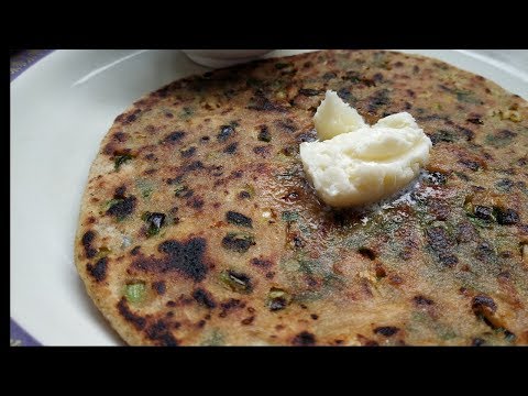 Green Garlic Prantha | Lehsun Parantha | Garlic Parantha | Tasty parantha Hindi 2019 Video
