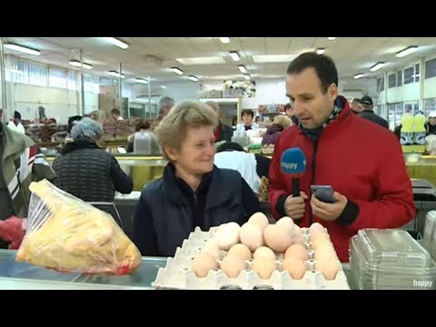 Marko blazen medju zenama na pijaci - DJS - (TV Happy 02.11.2019)