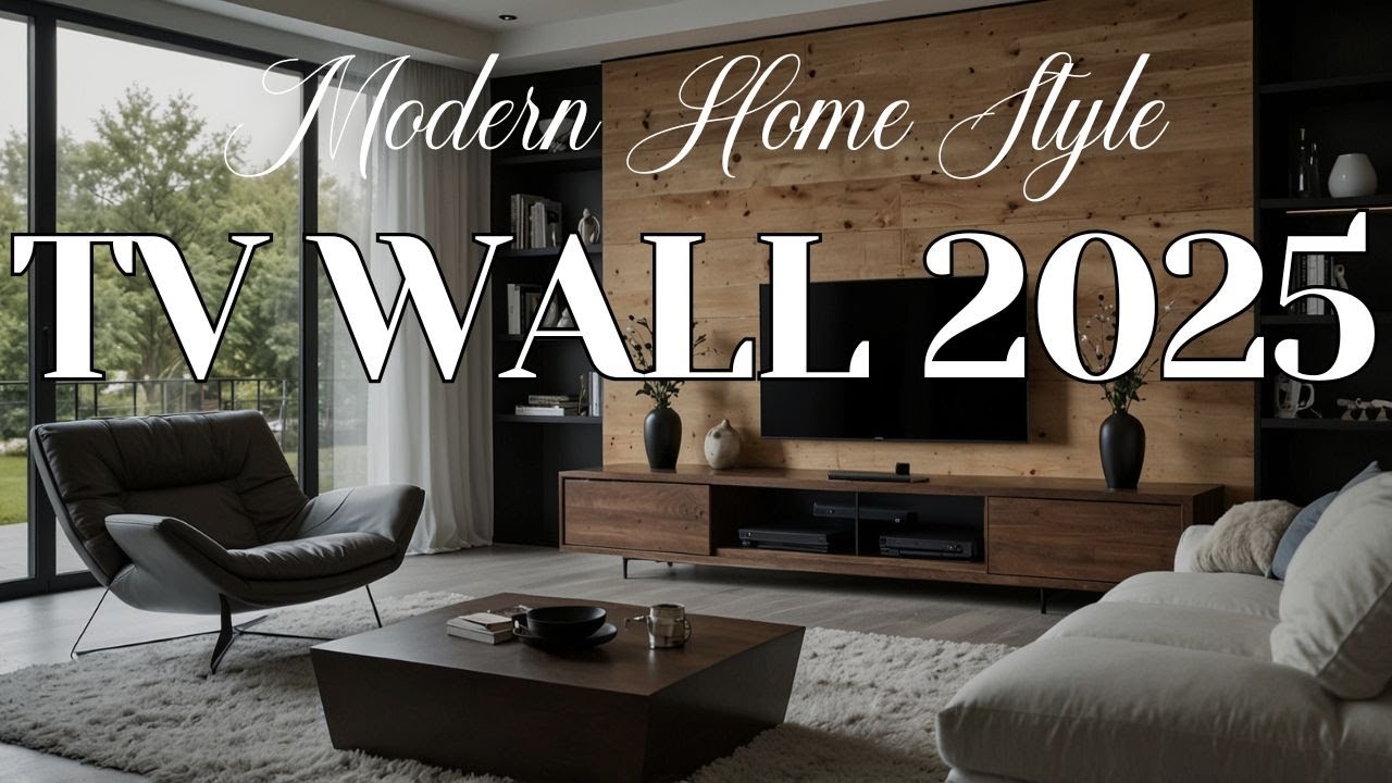 Modern TV Wall Design Ideas 2025: Elevate Your Entertainment Space