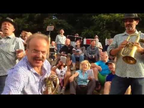 Waldfensterer Bergmusikanten auf der Gemündener Hütte  2016 -