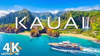 Kauai, Hawaii 4K 🐬 Cathedral Cliffs, Emerald Valleys and Hawaii’s Wild Paradise - VIDEO 4K UHD