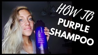 PURPLE SHAMPOO | EXTREME FIX | Remove Yellow Brassy Tones from your Hair
