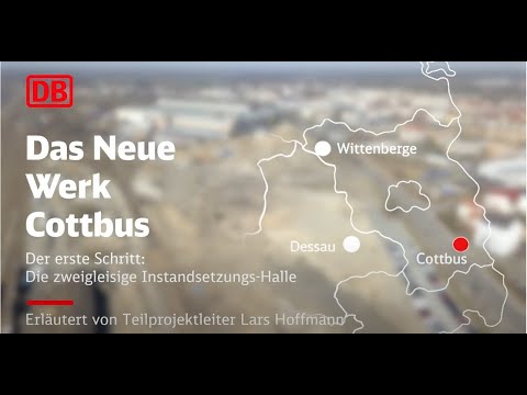 Neues Werk Cottbus: Der erste Schritt – die zweigleisige Instandsetzungs-Halle