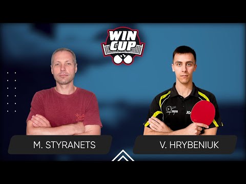 17:15 Mykhailo Styranets - Volodymyr Hrybeniuk  19.06.2024 | TABLE TENNIS WINCUP