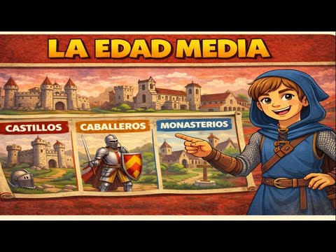 La edad media para niños 🏰⚔️ Descubre castillos y caballeros